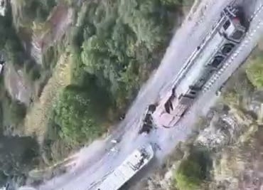 Controlan incendio de tren de carga en Tepetitlán