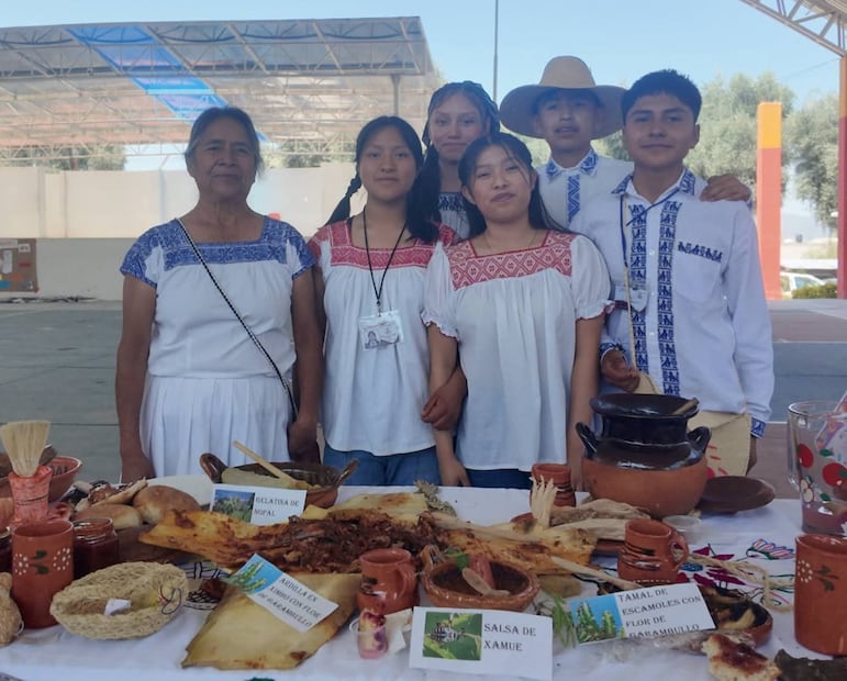 Alumnos del Valle del Mezquital realizan un concurso gastronómico con el objetivo de preservar sus tradiciones I foto: Cortesía