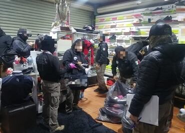 FGR decomisa más de mil pares de calzado pirata en operativos en Hidalgo