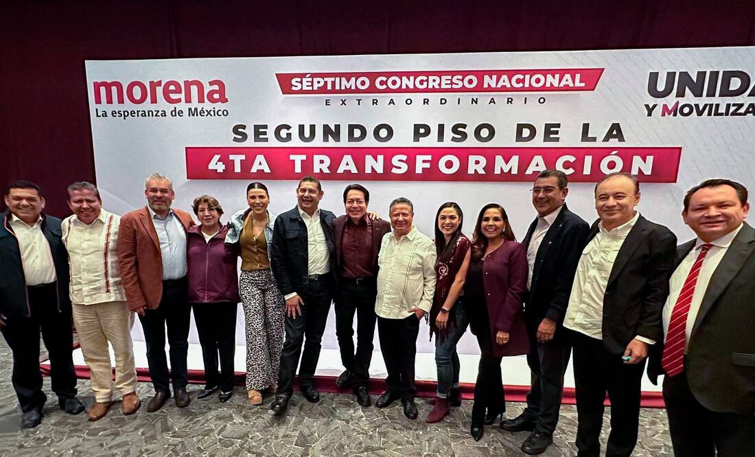 Luisa María Alcalde Luján propuso la credencialización de la militancia morenista | Twitter: Julio Menchaca