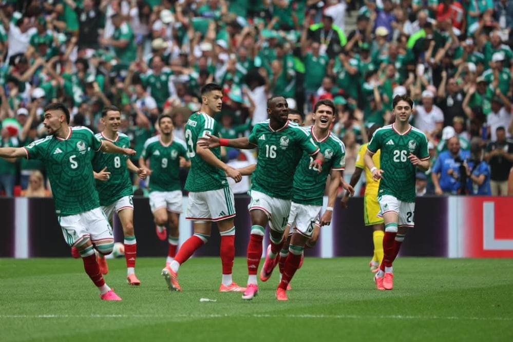 Julián Quiñones abrió el marcador en el estadio Ciudad de México I foto: Luis Camacho | EL UNIVERSAL