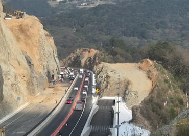 Continúan trabajos en la nueva carretera Real del Monte-Huasca tras su inauguración