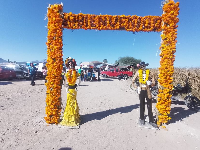 Venta de flor de día de muertos en Doxey. Fotos: Joselyn Sánchez