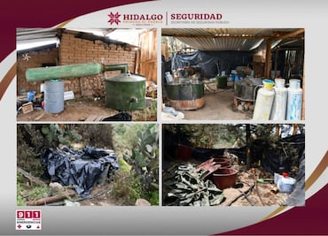 Autoridades desmantelan supuesto laboratorio clandestino en Cuautepec de Hinojosa