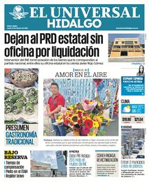 Portada El Universal Hidalgo 13/02/25