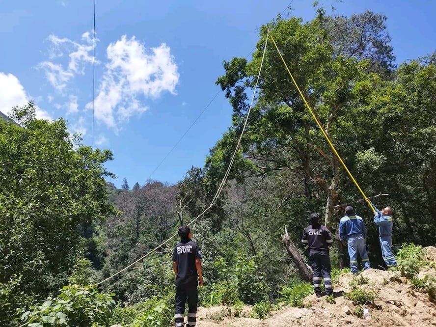 Las condiciones geográficas de Nicolás Flores dificultan el acceso a varias zonas, lo que complica las labores para controlar y extinguir incendios forestales | Foto: especial