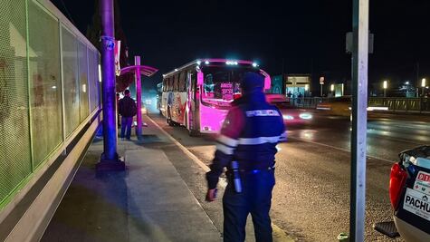 Refuerzan seguridad en paraderos y puentes del bulevar Felipe Ángeles