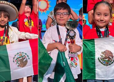 Niños de Actopan triunfan en el Campeonato Mundial de Cálculo Mental ALOHA en Madrid