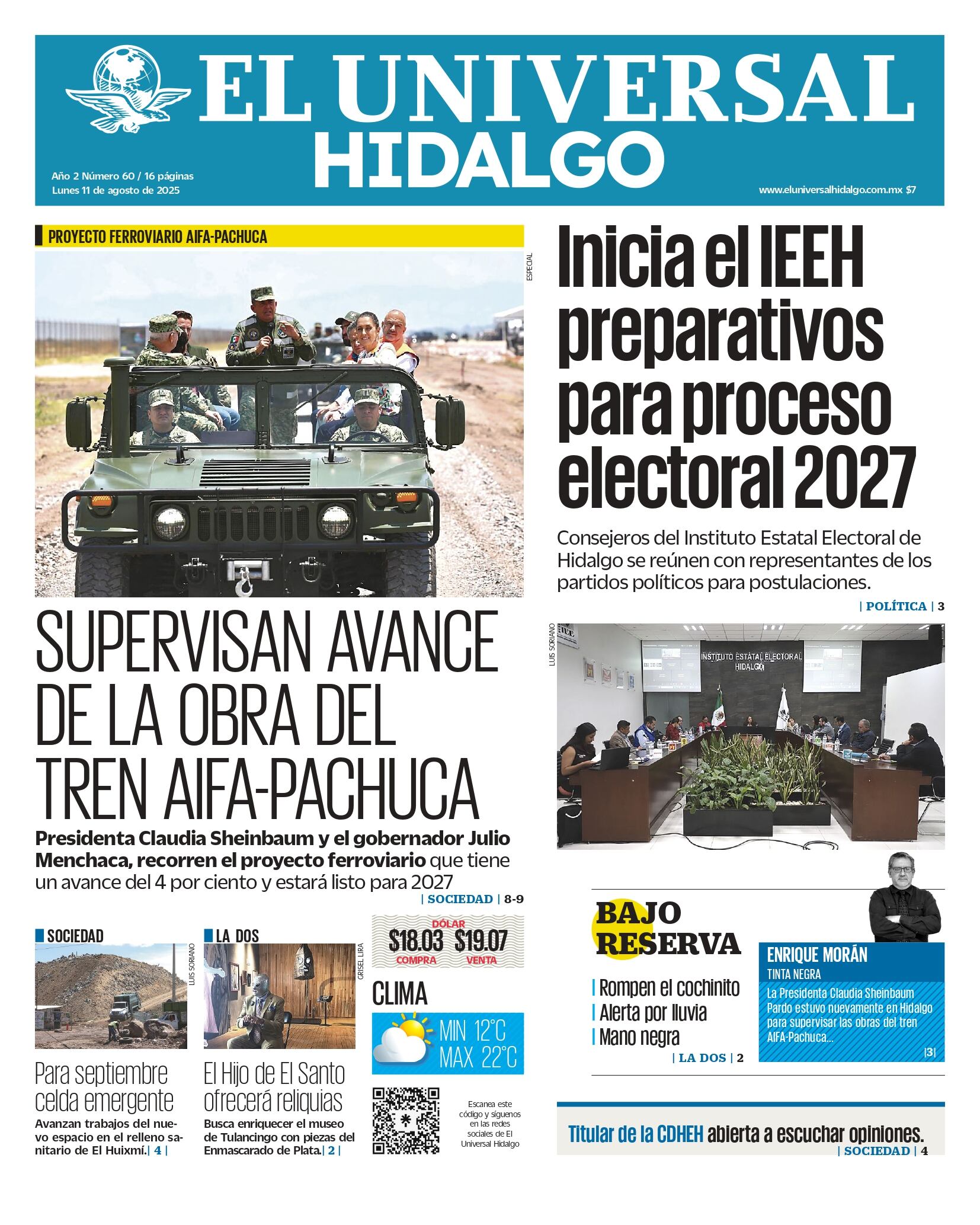 El Universal Hidalgo 11/08/25