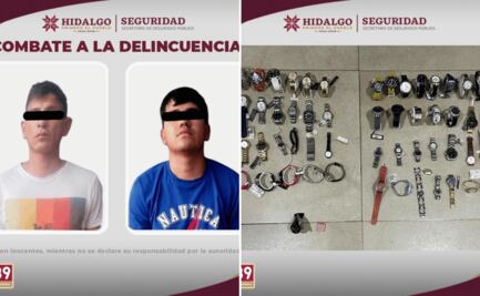Capturan a tres sujetos tras robo en céntrica joyería de Pachuca