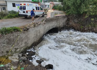 Ribera de ríos en Tezontepec se mantiene en alerta por lluvias en el Valle de México