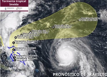 Se forma la tormenta tropical Imelda, prevén se convierta en huracán; ¿afectará México?