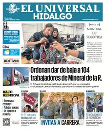 Portada El Universal Hidalgo 27/02/25