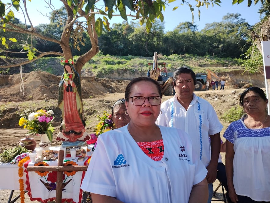 Sonia Guillén Hernández responsable de las parteras y médicos tradicionales en la Huasteca Hidalguense I Foto Francisco Bautista