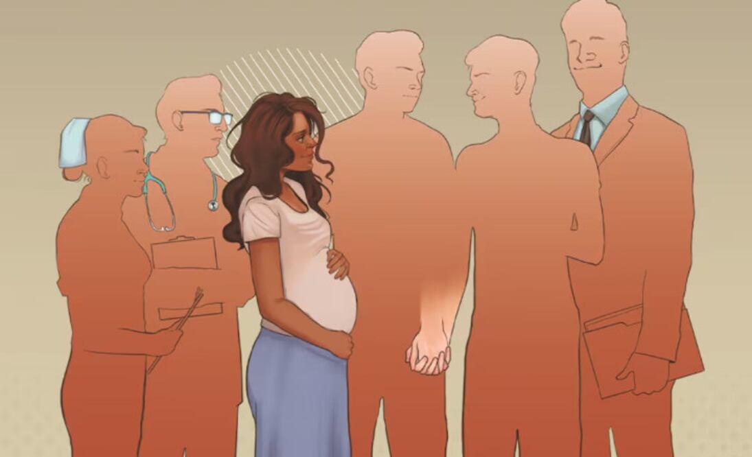 México se ha convertido en un paraíso de esta práctica, pues sólo dos estados cuentan con legislación al respecto, lo que expone a gestantes. Ilustración: Liliana Pedraza