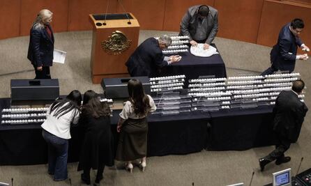 Concluye elección por tómbola de 414 magistraturas; el listado se publicará en la Gaceta Parlamentaria del Senado