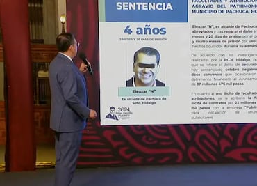 En la mañanera exponen sentencia de exalcalde de Pachuca