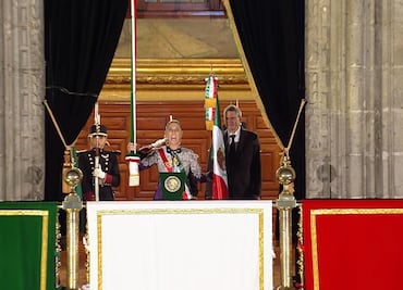 Heroínas, migrantes y la dignidad del Pueblo de México, destacan en las arengas emitidas por Claudia Sheinbaum