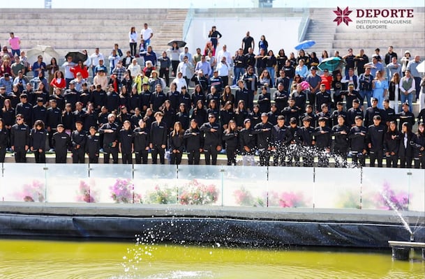 Hidalgo abanderó a su delegación rumbo a la Olimpiada Nacional CONADE 2026