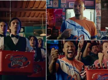 Cerveza venezolana graba comercial en bar de Pachuca con aparición sorpresa de Salomón Rondón