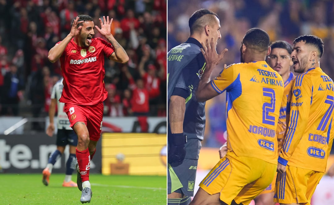 Foto: @TigresOficial y @TolucaFC