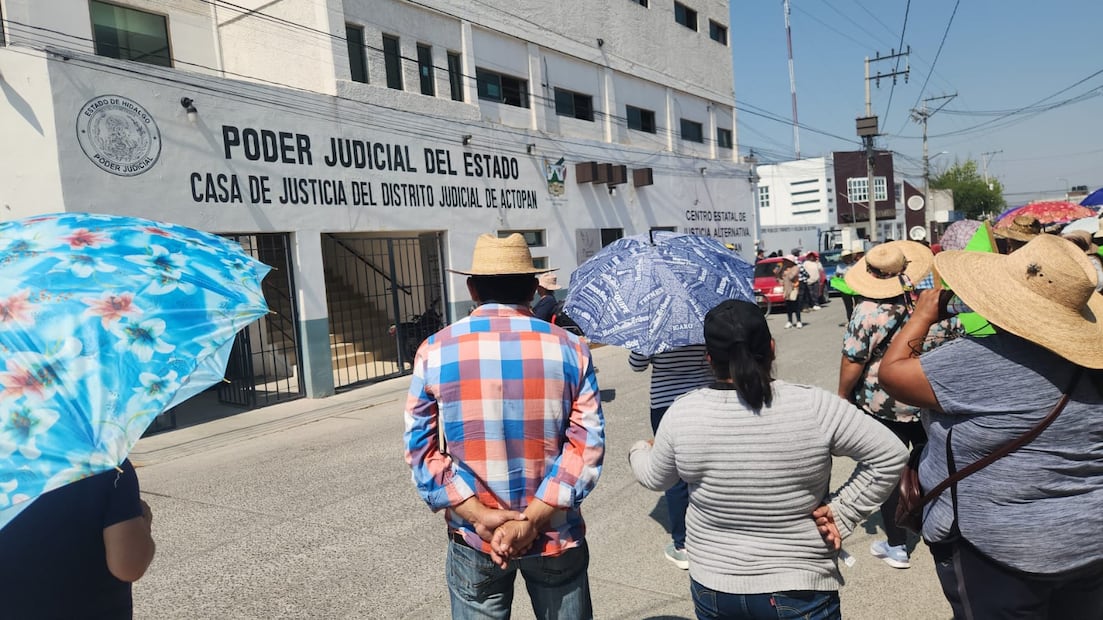 Pobladores de Actopan exigen fin a investigación contra imputados por defensa del agua | Foto: Especial