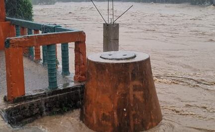 Por inundaciones, en San Felipe Orizatlán desalojan familias