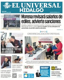 Portada El Universal Hidalgo 29/5/26