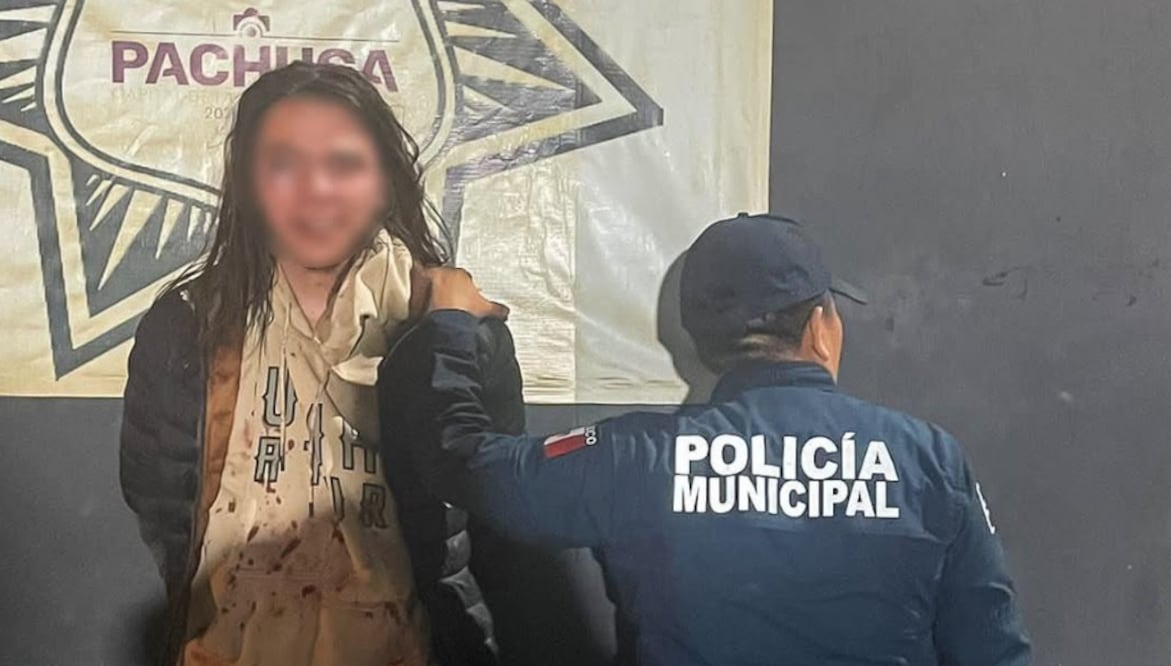 El presunto responsable portaba un arma blanca con la que amenazó a los empleados I Foto: Especial