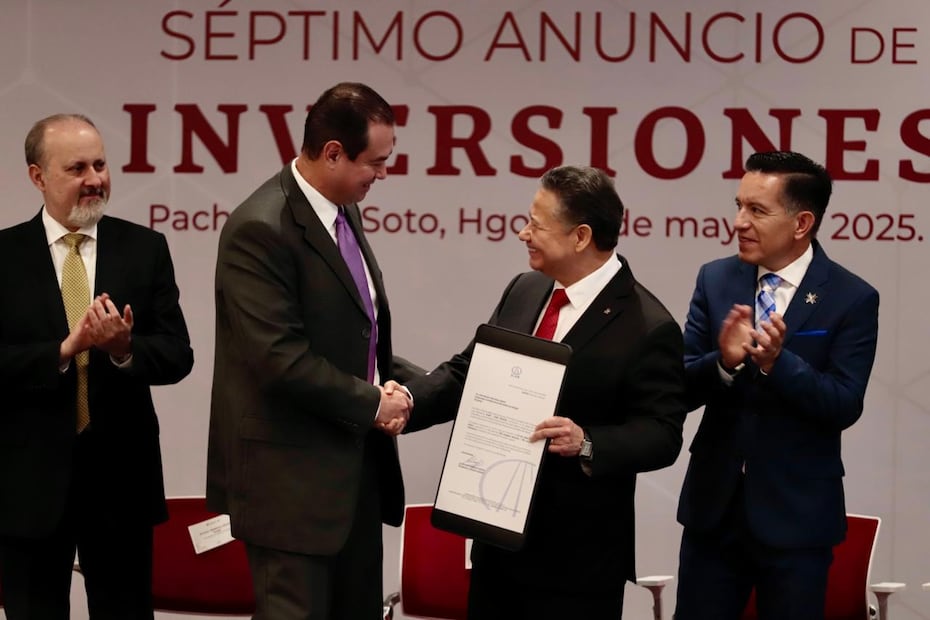 Hidalgo alcanza cifra récord en inversión privada con más de 117 mil millones de pesos | Foto: Luis Soriano