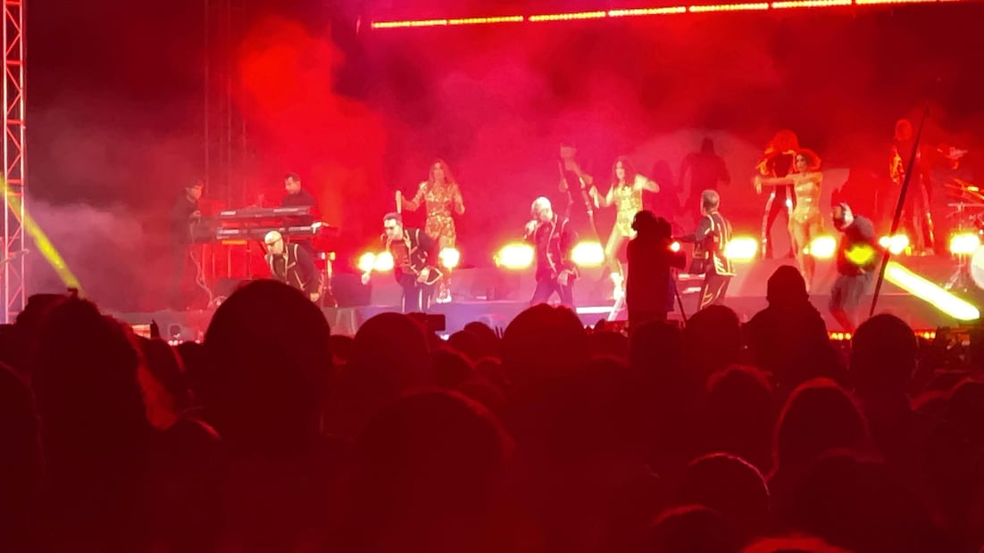 El 90's pop tour se presentó en el parque cultural hidalguense I Foto: Brenda Jasso