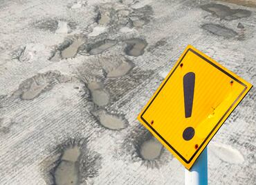 Reapertura de cruce en Pachuca se retrasa por daños en concreto recién colocado