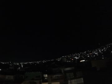 Se registran apagones en gran parte de Hidalgo