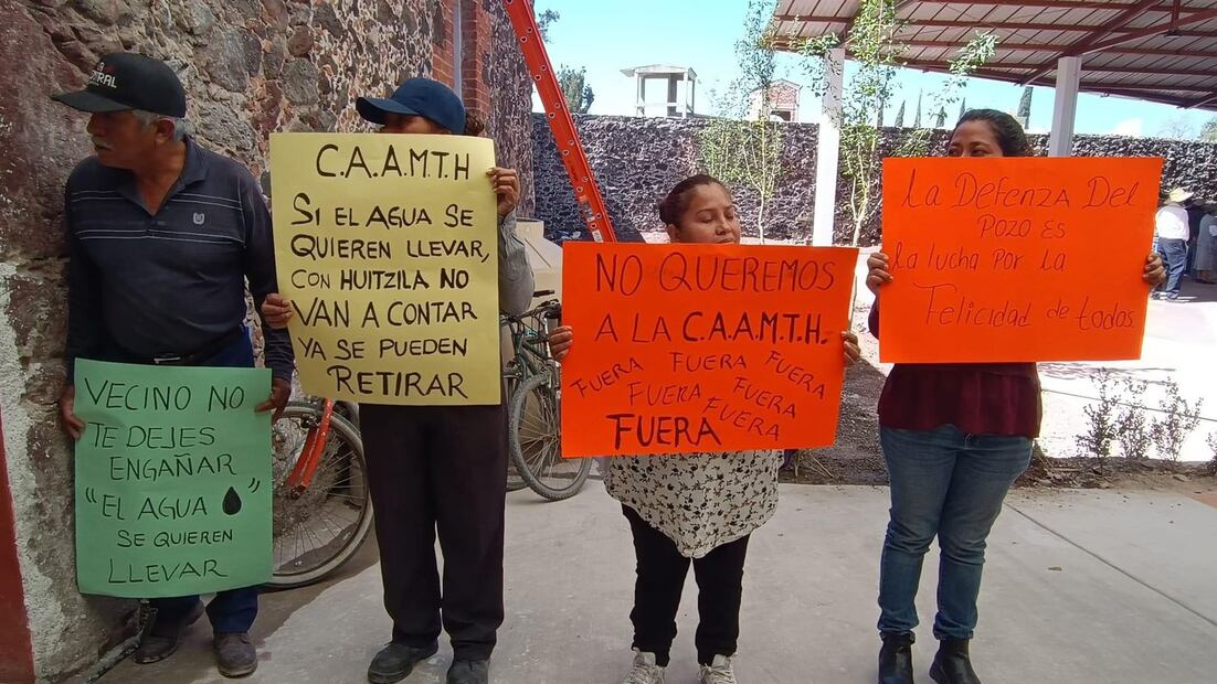 Resguardan pozo de agua en Tizayuca; pobladores se niegan a ceder el control al municipio | Foto: Especial