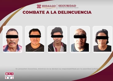 SSPH desmantela cuatro presuntos puntos de narcomenudeo en el Valle del Mezquital; cinco detenidos
