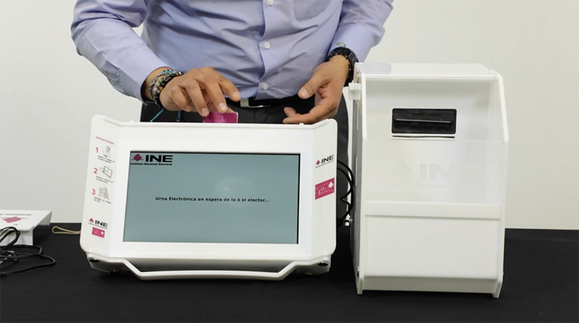 Urnas electrónicas I Foto: Central Electoral