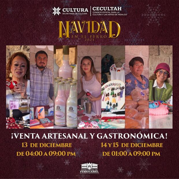 Arranca la magia navideña en el Centro Cultural del Ferrocarril | Cortesía: Cultura Hidalgo