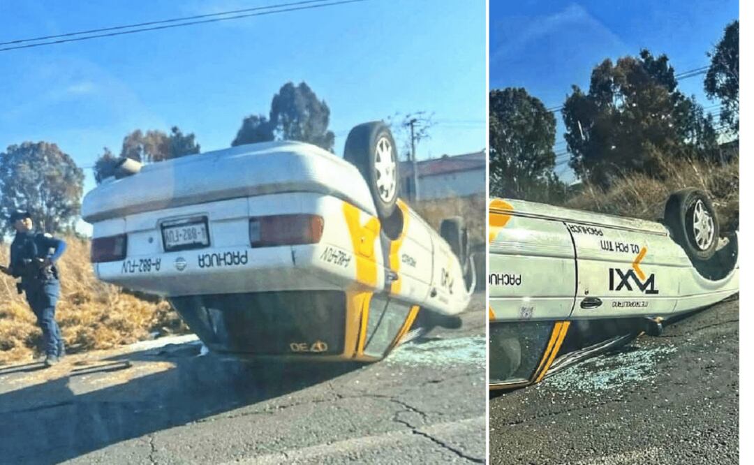 El exceso de velocidad provocó el accidente del taxista I Foto: Especial