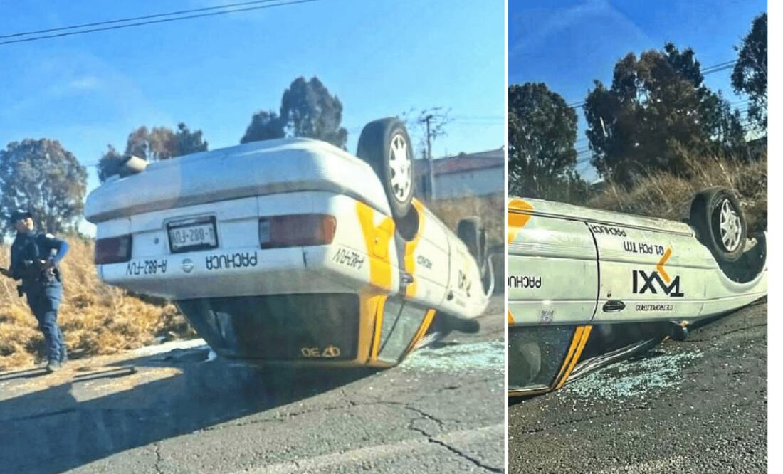 El exceso de velocidad provocó el accidente del taxista I Foto: Especial