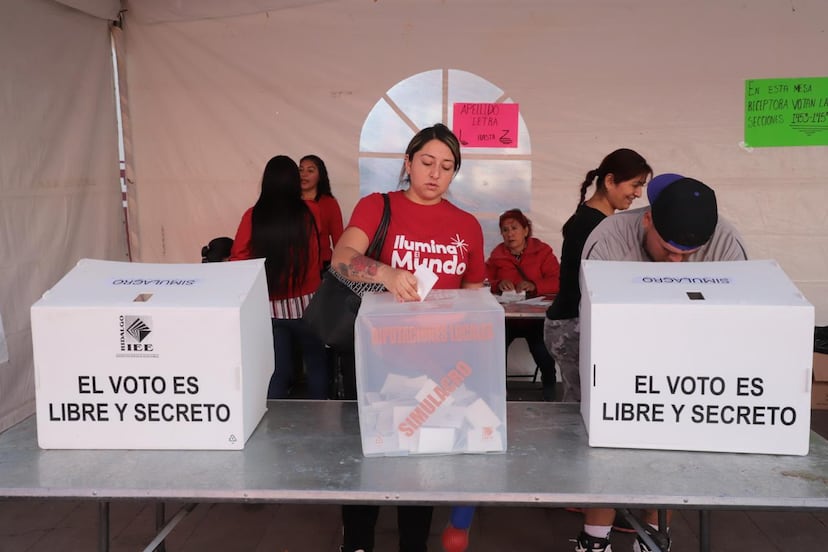 Entre urnas vacías y vigilancia policiaca, la consulta sobre el Parque de Reciclaje en Hidalgo