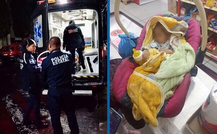 Abandonan a una bebé afuera de tienda de conveniencia en Pachuca