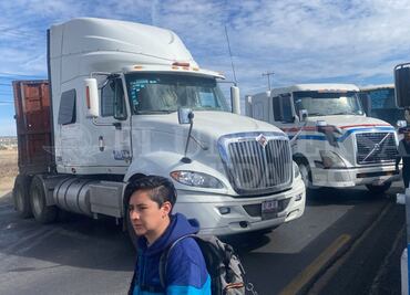 Manifestación de AMOTAC en la México-Tulancingo