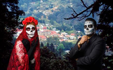 Mineral del Chico da la bienvenida a las ánimas con un espectacular evento de Día de Muertos