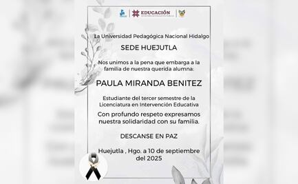 Muere estudiante de la UPN tras caer de una camioneta en Huejutla