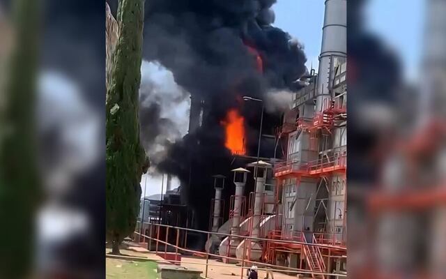 Explosiones y humo en refinería de Tula generan alarma entre vecinos