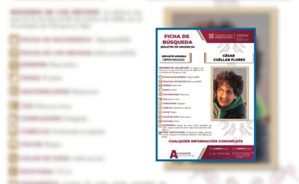 Intensifican búsqueda de hombre desaparecido en Tolcayuca