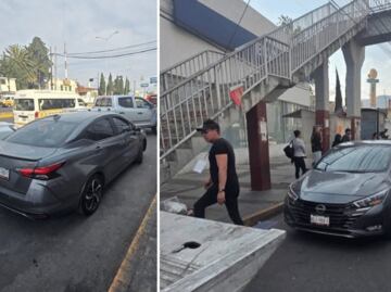 Remiten al corralón a un auto por prestar servicio como "uber" en Pachuca