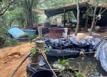 Individuos que escaparon del narcolaboratorio de Acaxochitlán siguen prófugos