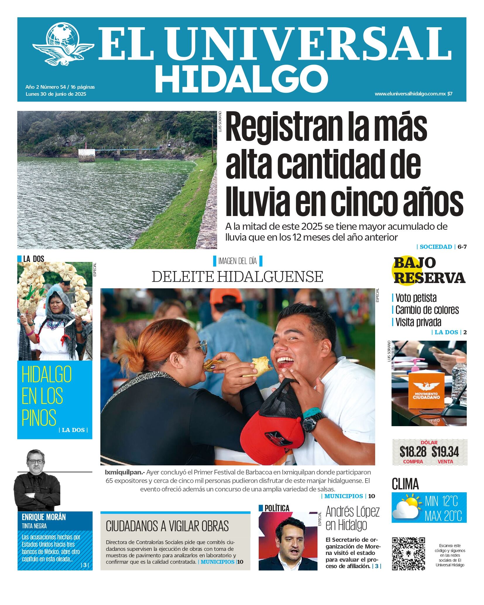 El Universal Hidalgo 30/06/25