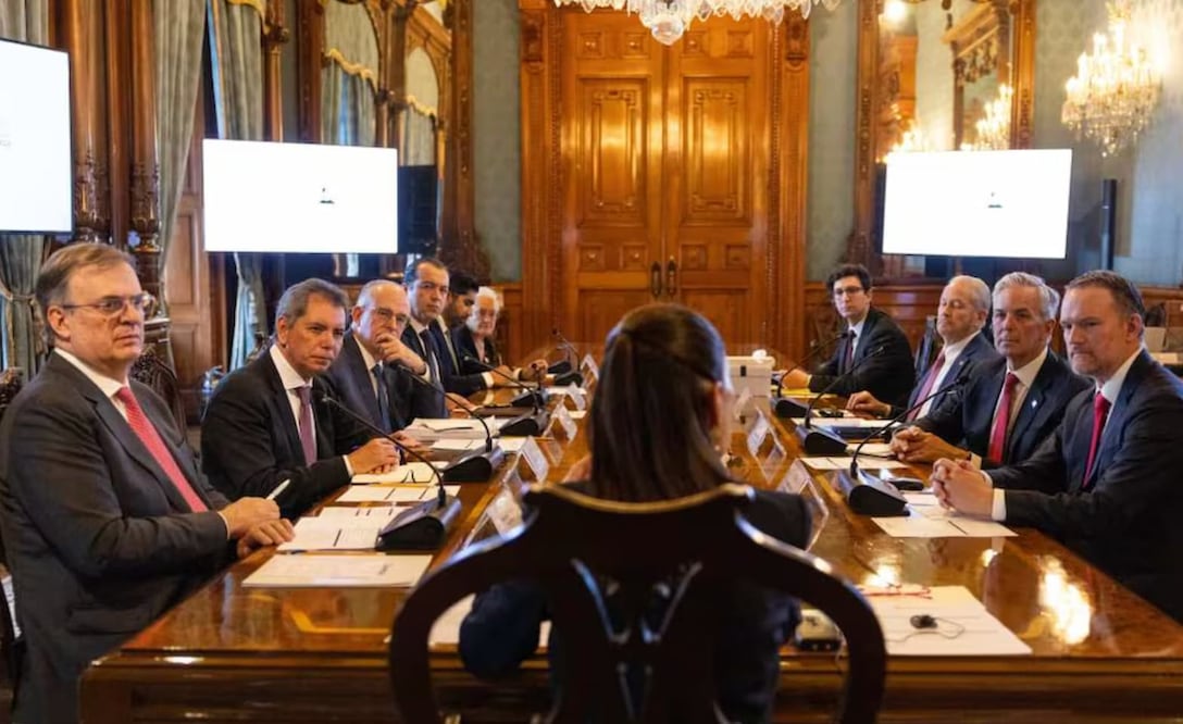 Además de reunirse con empresarios mexicanos, el representante comercial de Estados Unidos, Jamieson Greer, se reunió con la presidenta Claudia Sheinbaum en Palacio Nacional. Foto: Presidencia